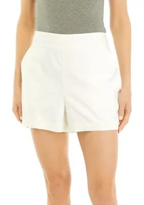 Women's Solid Pull On Shorts