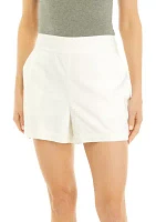 Women's Solid Pull On Shorts