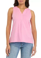 Women's Sleeveless Peasant Top