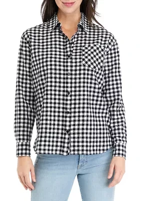 Women's Linen Boyfriend Shirt