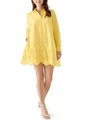 Women's Eyelet Shirtdress
