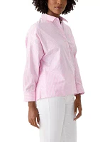 Women's Long Sleeve Oversized Button Up Shirt