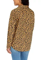 Petite Animal Print Shirt