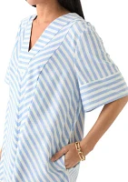 Petite V-Neck Straight Dress