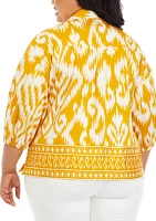 Plus Printed Popover Top