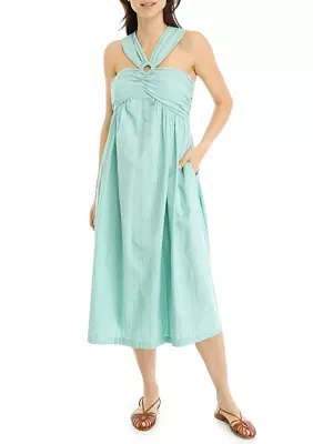 Women's Halter Midi Dress