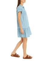 Women's Roll Tab Shirtdress