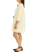 Women's Gauze Flutter Sleeve Midi Dress