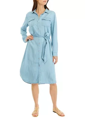 Women's Long Sleeve Shirtdress