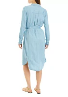 Women's Long Sleeve Shirtdress