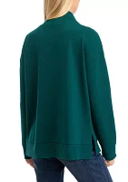 Women's Long Sleeve Ottoman Sweater