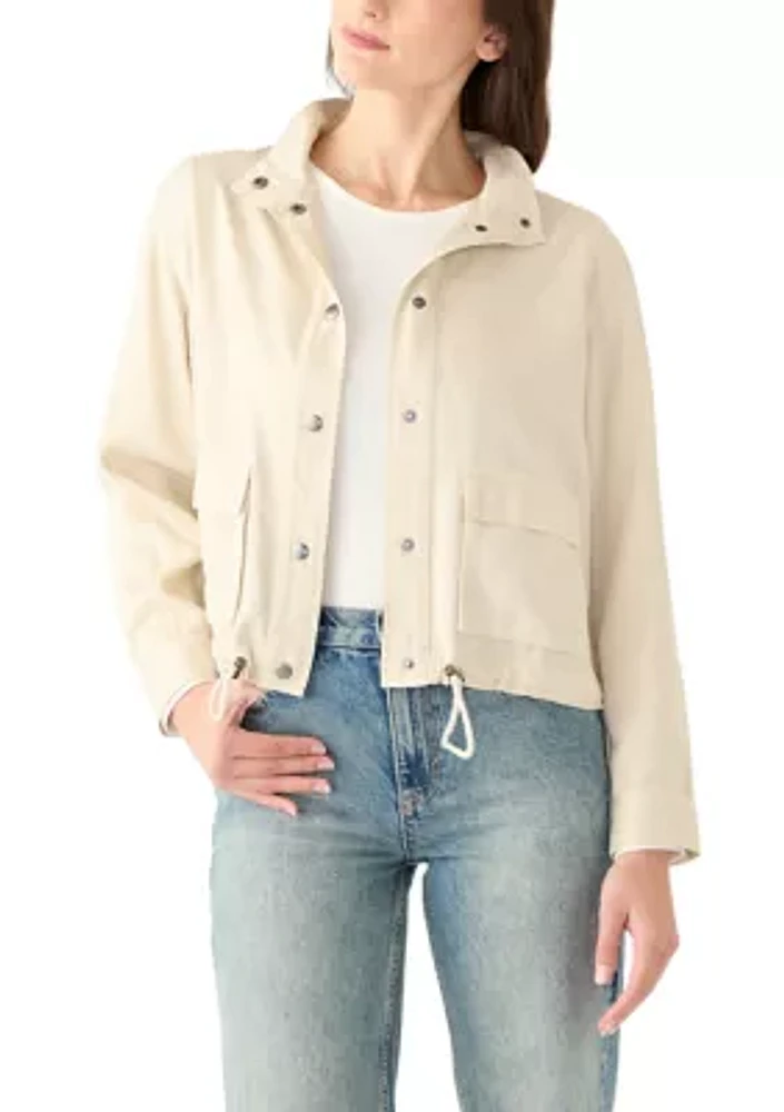 Women's Solid Cropped Jacket