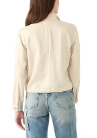 Women's Solid Cropped Jacket