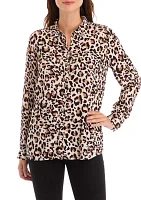 Women's Printed Button Down Shirt