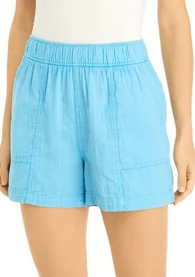 Women's Seamed Pull On Shorts