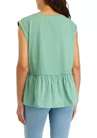 Women's Ruffle Hem T-Shirt