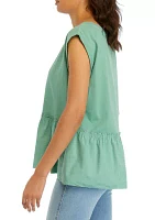 Women's Ruffle Hem T-Shirt