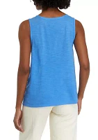 Women's Smocked Shoulder Top