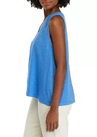 Women's Smocked Shoulder Top