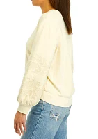 Women's Embroidered Sweatshirt