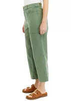 Women's Cropped High Rise Utility Pants