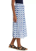 Women's Paper Bag Waist Midi Skirt