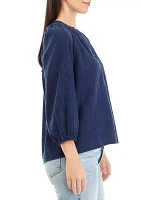 Women's Split Neck Blouse