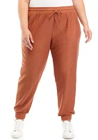 Plus Terry Jogger Pants