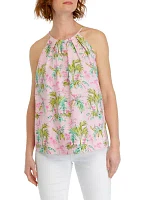 Women's Printed Halter Neck Top