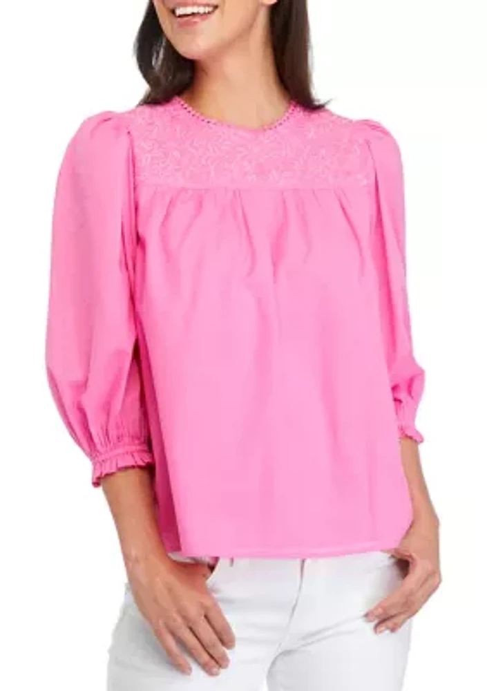 Women's Embroidered Top