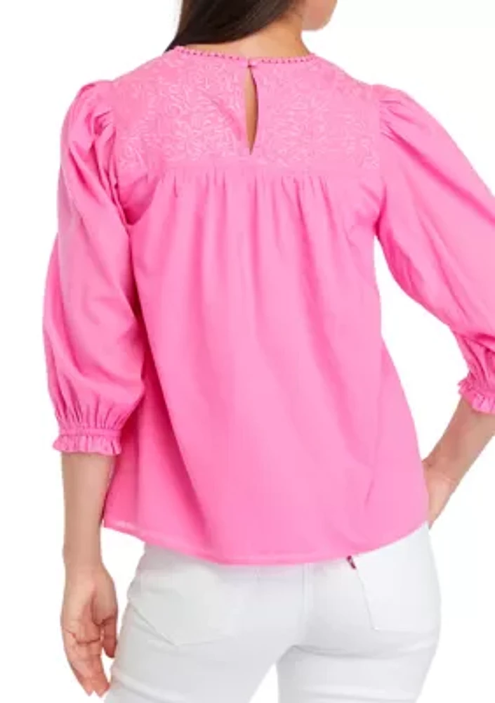 Women's Embroidered Top