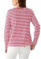 Women's Heart Stripe T-Shirt