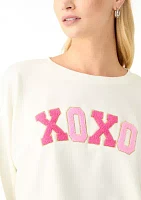 Women's XOXO Patch Sweatshirt