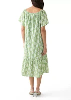 Women's Printed House Shift Dress