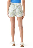 Women's French Terry Printed Shorts