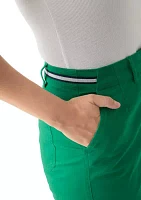 Women's Wide Leg Cropped Chino Pants