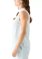 Women's Scalloped Neck Tank Top