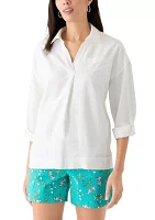 Women's Long Sleeve Popover Shirt