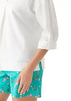 Women's Long Sleeve Popover Shirt