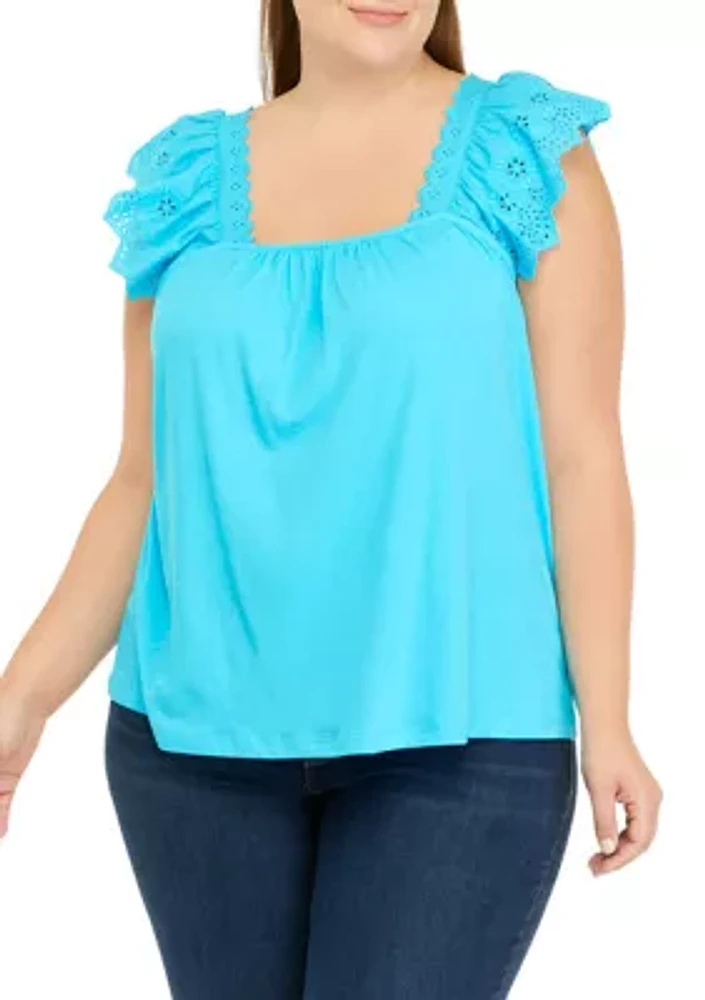 Plus Eyelet Trim Tank