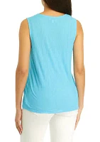 Women's Solid Sleeveless Tank Top