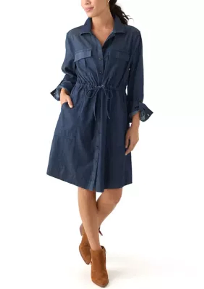 Petite Utility Shirt Dress