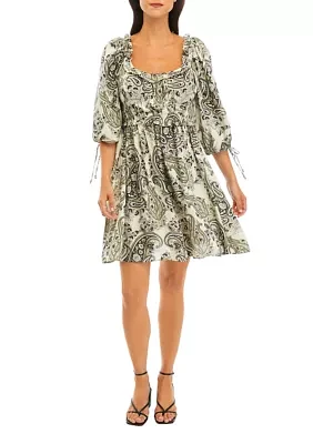 Women's Paisley Printed Dress