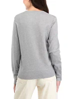 Women's Long Sleeve Crew Neck Sweater