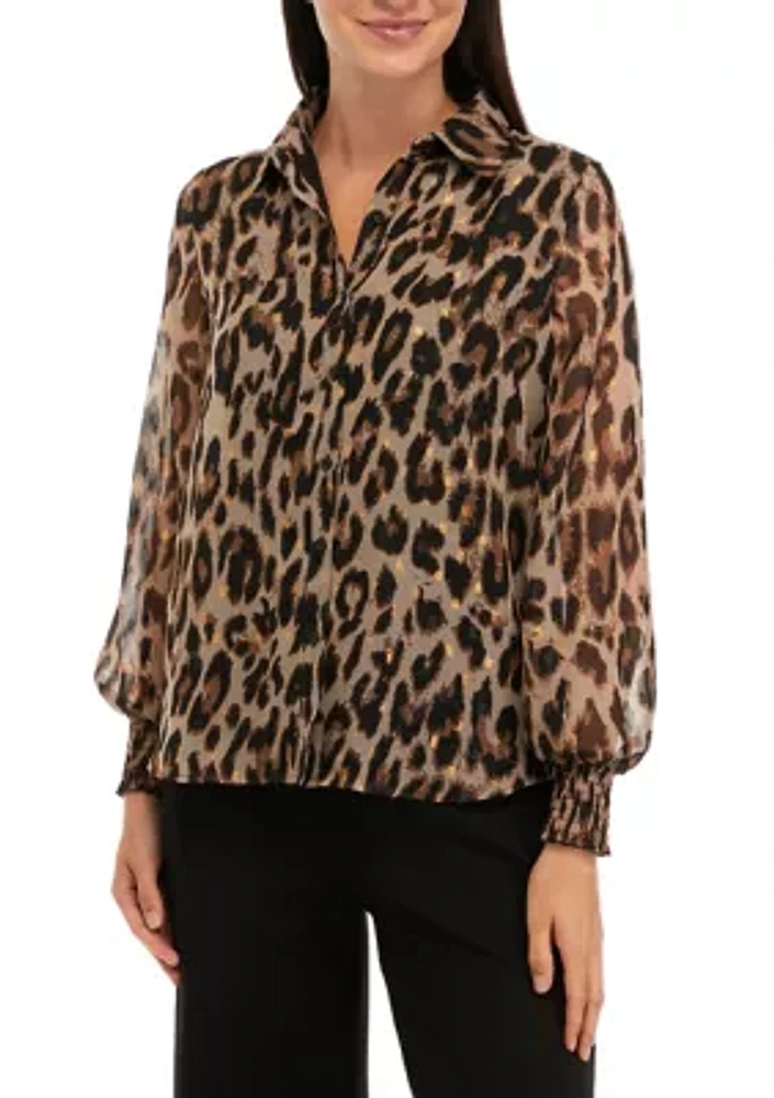 Women's Leopard Printed Blouse