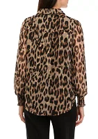 Women's Leopard Printed Blouse