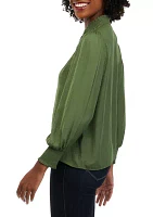 Women's Ruffle Yoke Airflow Blouse