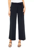 Petite Belted Pants