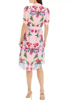 Women's Floral Printed Shirtdress