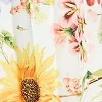 Petite Sunray Garden Print Skirt